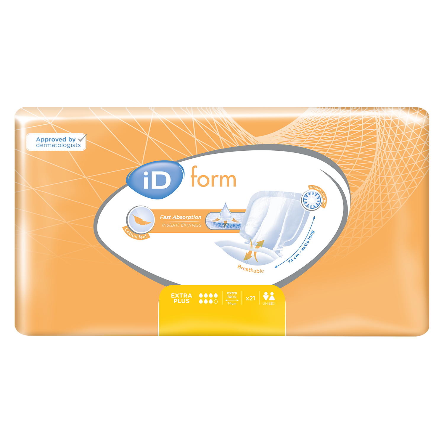 iD Form Extra Plus | Extra Long | Case of 4 Packs (21 Pieces / Pack) (1)