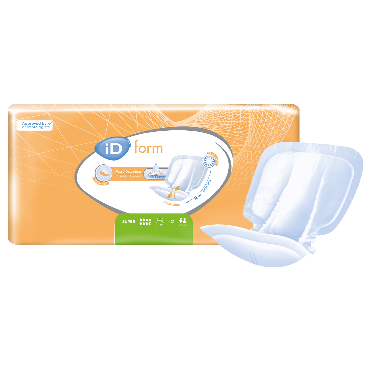 iD Form Super | Extra Long | Case of 4 Packs (21 Pieces / Pack) (2)