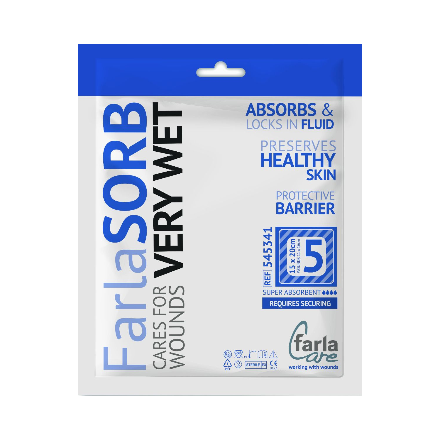 FarlaSORB Super Absorbent | 15 x 20cm | Pack of 5