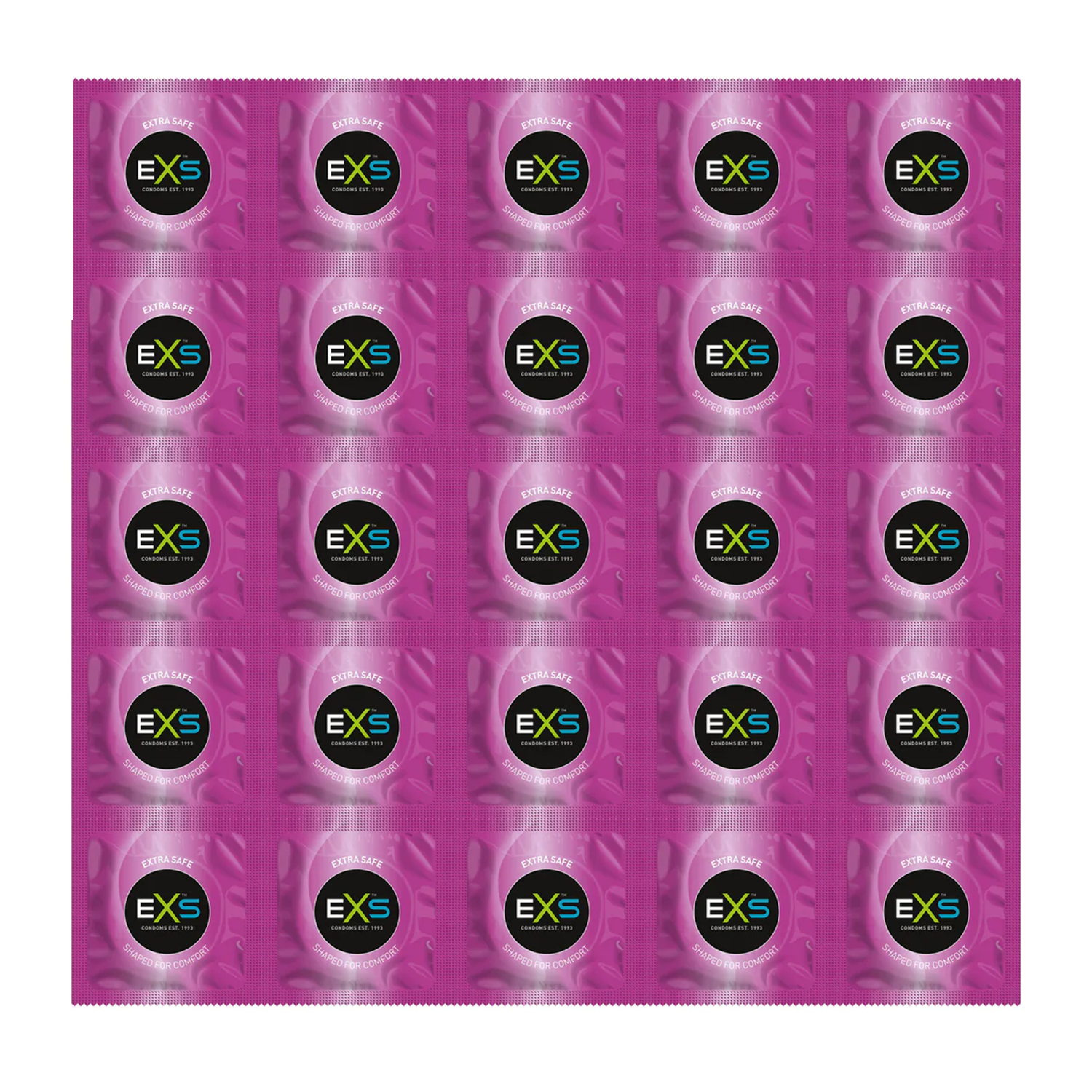 EXS Condoms | Extra Safe | Pack of 144 (1)