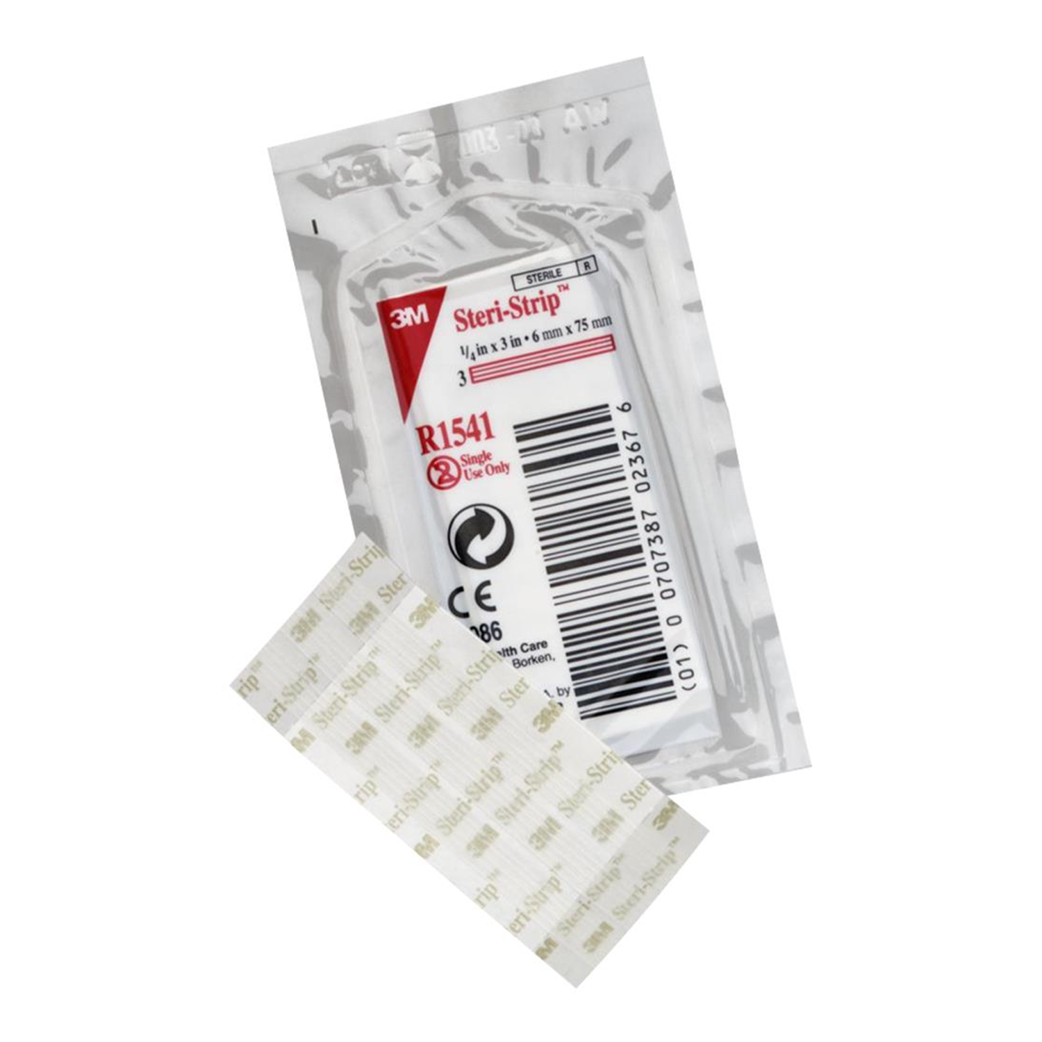 3M Steri-Strip Reinforced Adhesive Skin Closures | 6 x 75mm | Pack of 50 (5)