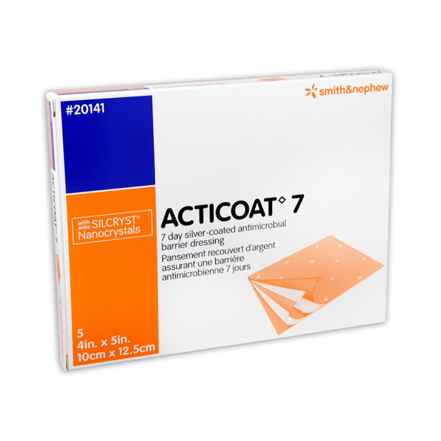 Acticoat 7 Barrier Dressing | 10 x 12.5cm | Pack of 5