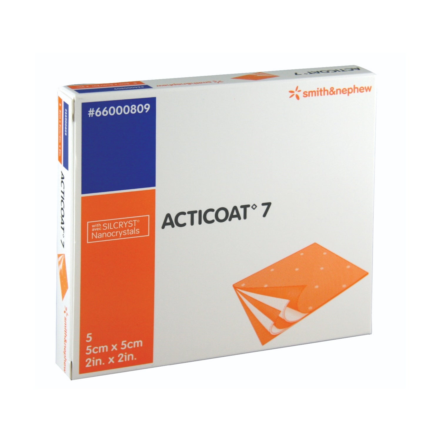 Acticoat 7 Barrier Dressing | 5 x 5cm | Pack of 5