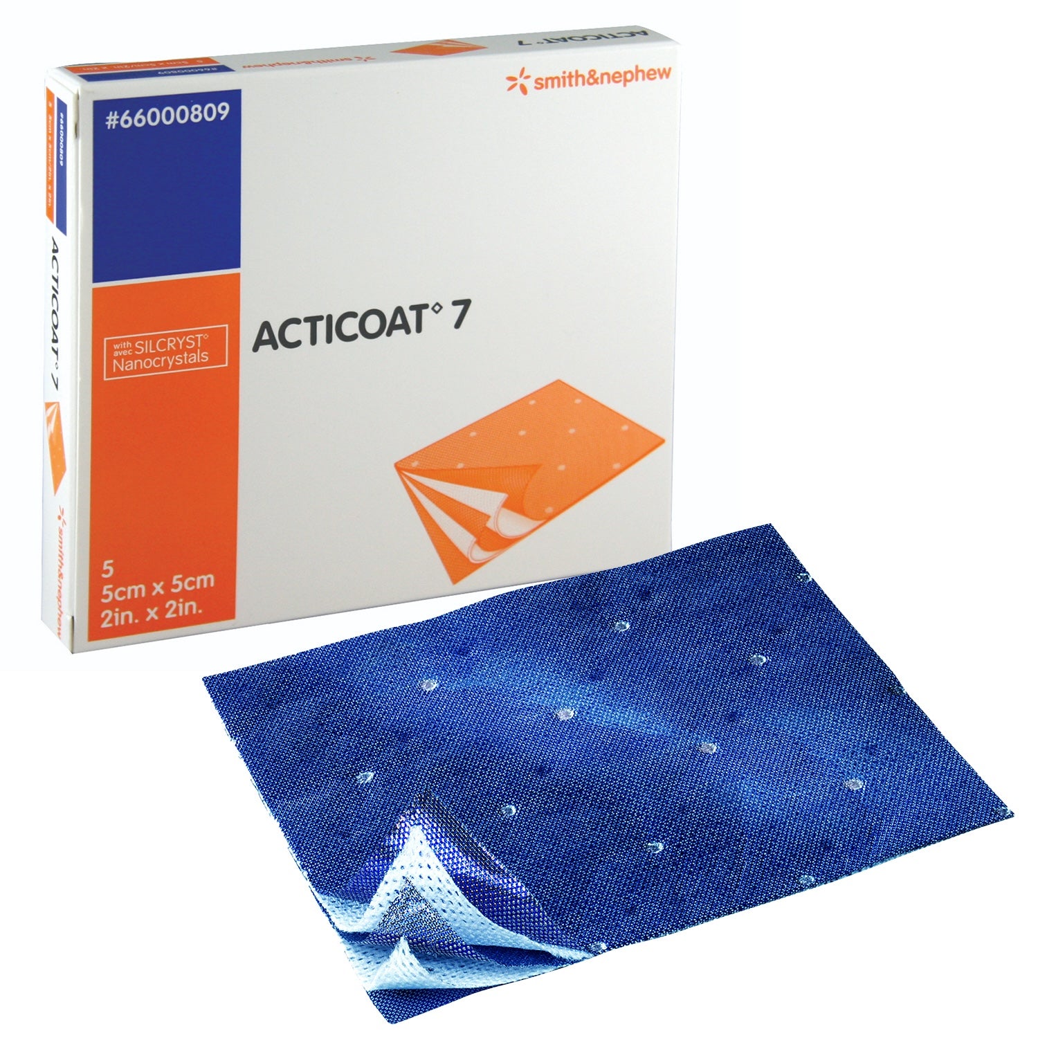 Acticoat 7 Barrier Dressing | 5 x 5cm | Pack of 5 (2)