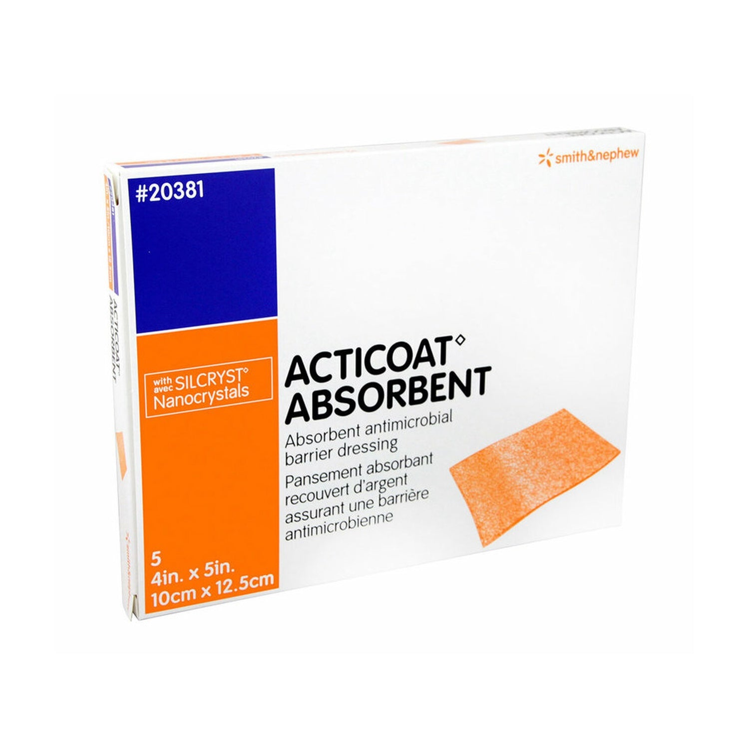 Acticoat Absorbent Dressing | 10 x 12.5cm | Pack of 5 Acticoat Absorbent Dressing | 10 x 12.5cm | Pack of 5