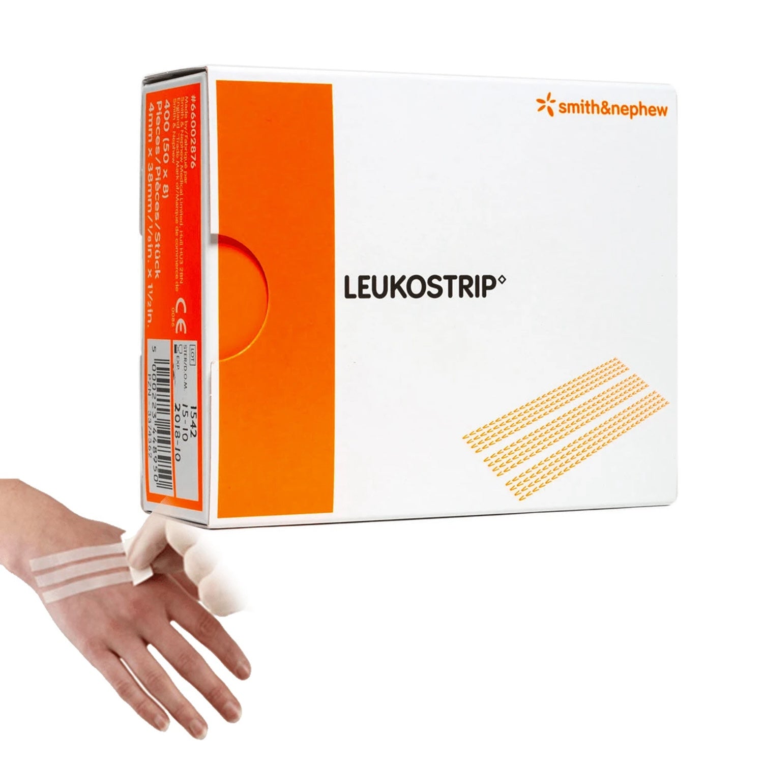 Leukostrip Skin Closure Strips | 4 x 38mm | 8 Strips | Pack of 50 (2)