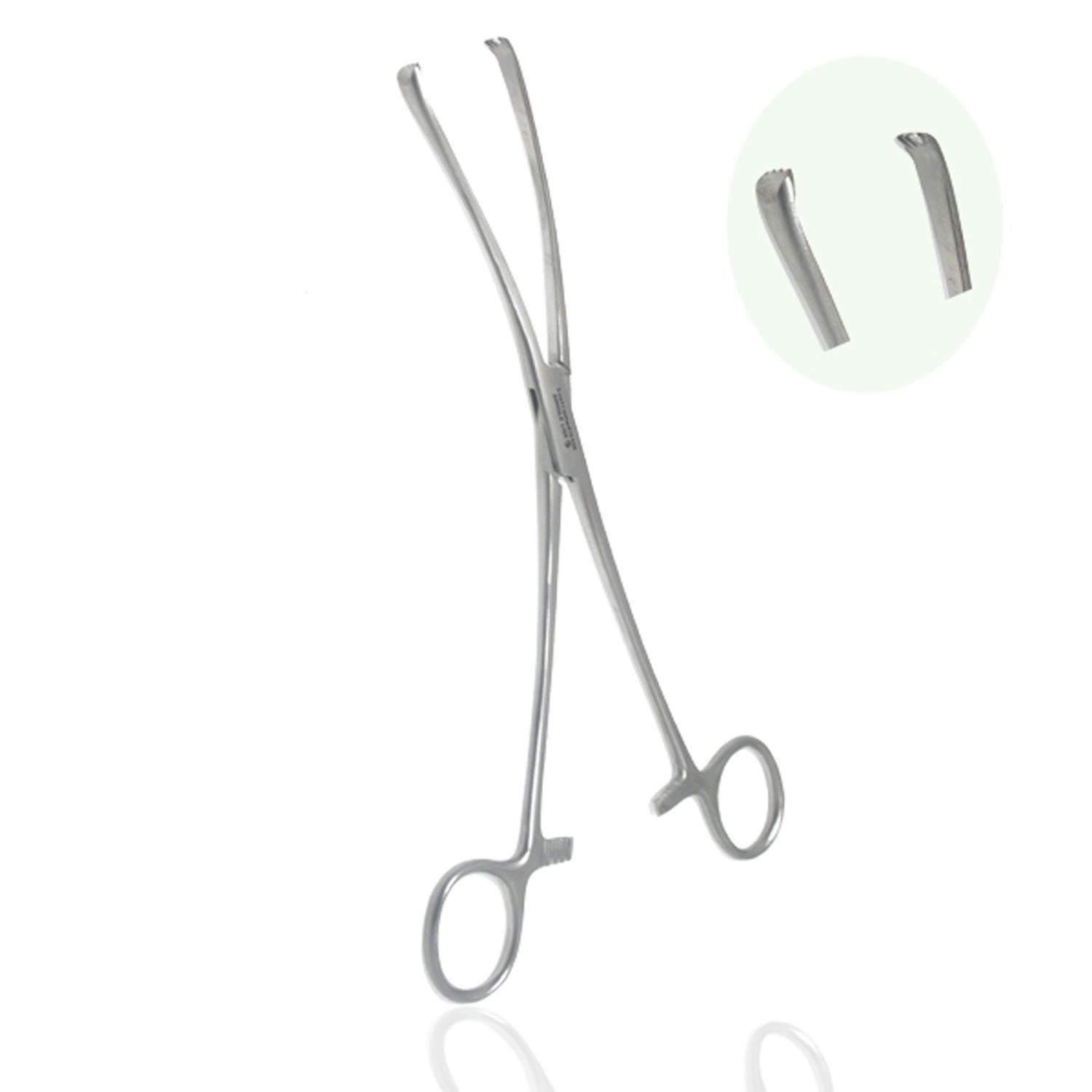 Instramed Teales Vulsellum Forceps | Curved | 23cm | Single