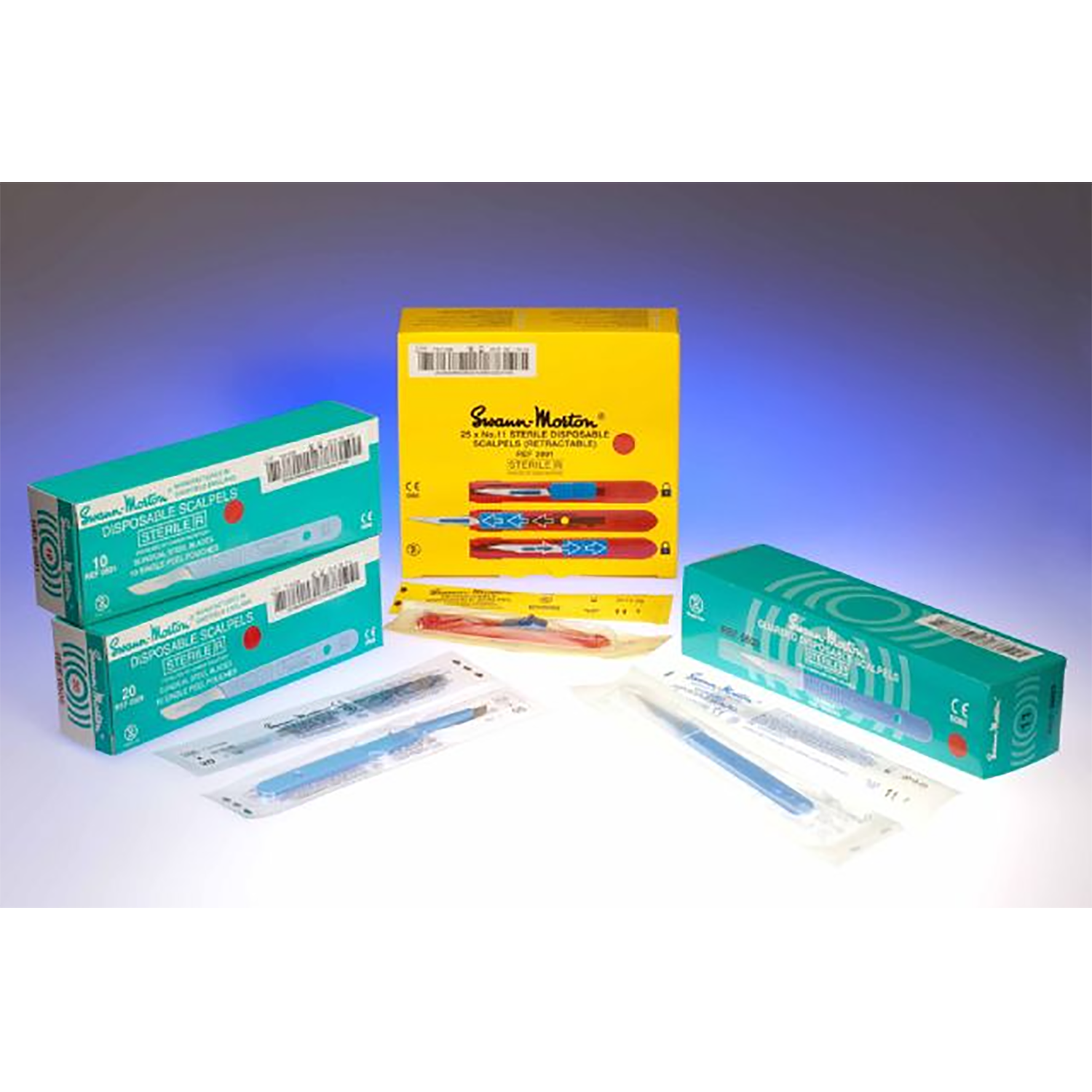 Swann Morton Scalpels | Disposable | Pack of 10 (1)