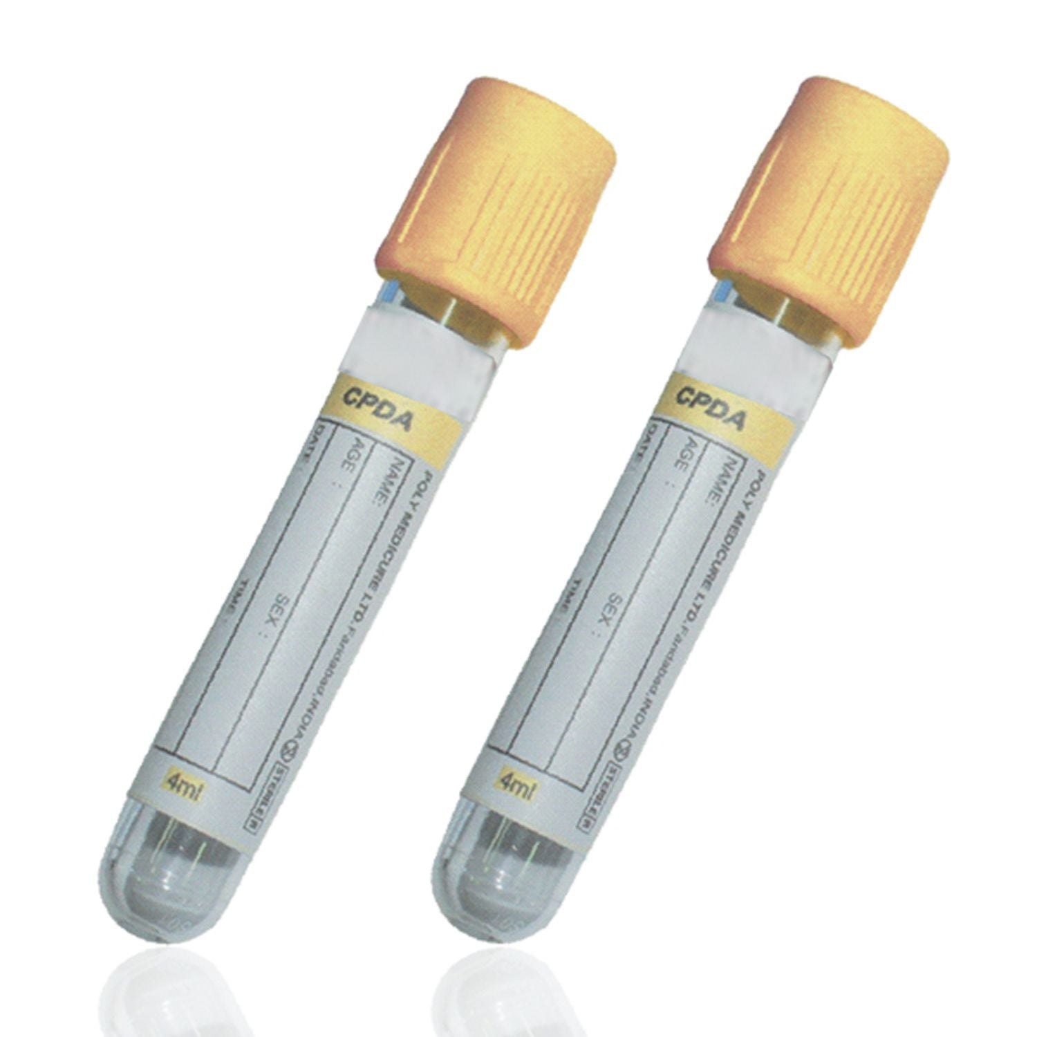 BD Vacutainer Plastic SST II Advance Tube with Clot Activator & Hemogard Closure (Gold) | 3.5 Silic, 13 x 75mm | Pack of 100