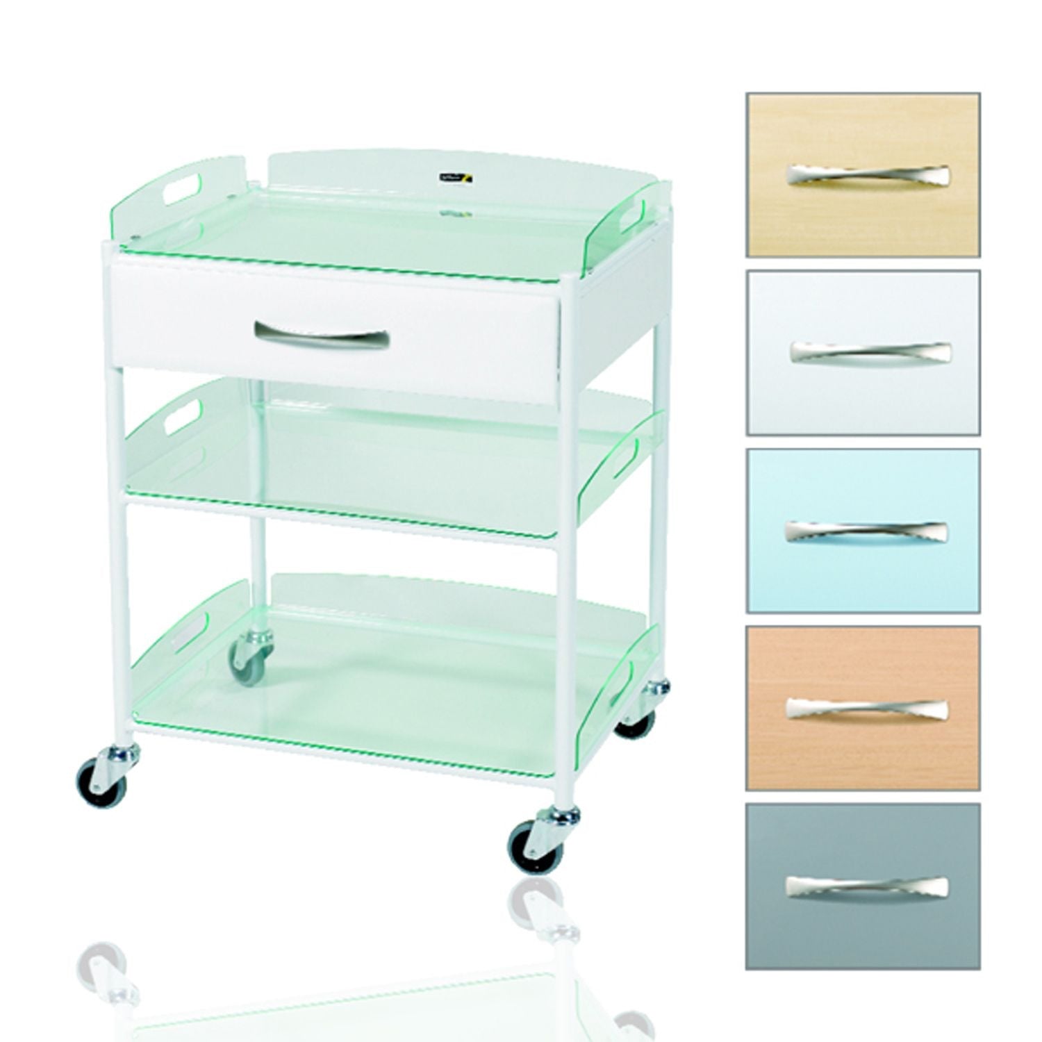 Sunflower Drawer Unit DT6 Dressing Trolleys in White