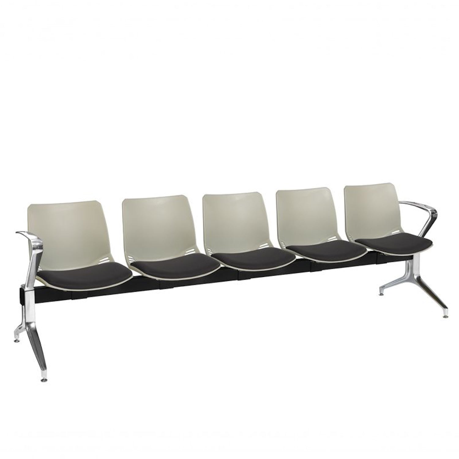 Neptune Visitor 5 Seat | Inter/Vene Upholstered, Grey Seat Pad