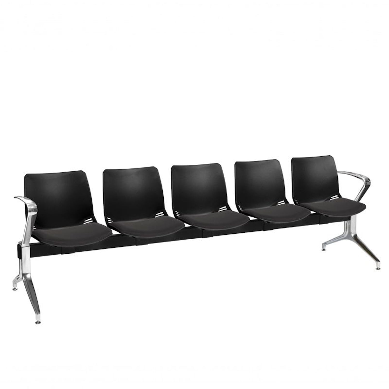 Neptune Visitor 5 Seat | Inter/Vene Upholstered, Black Seat Pad