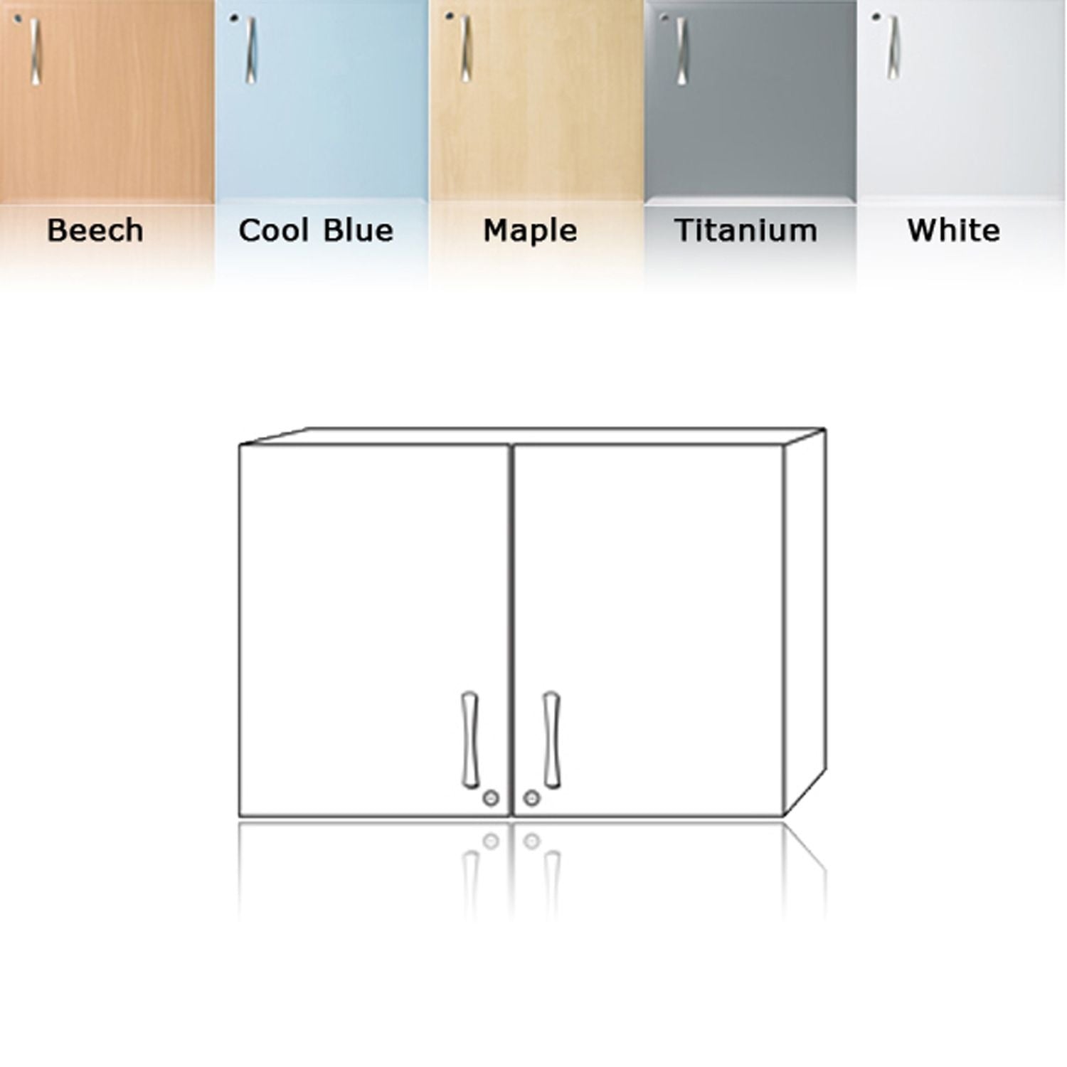 Sunflower Wall Cabinet | 1000mm & Sunflower Wall Cabinet | 1000mm | Beech