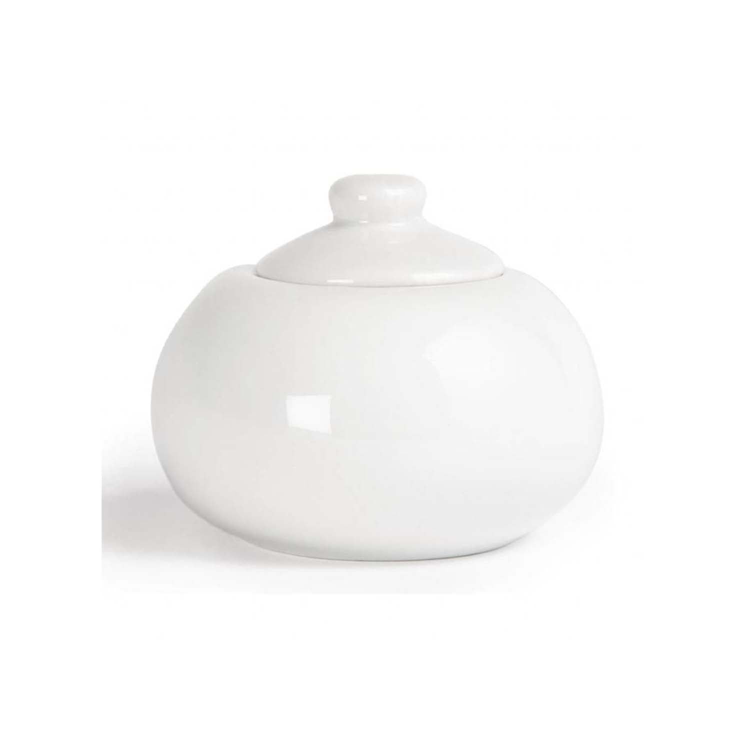 Olympia Whiteware Sugar Bowl with Lid | 270ml/9.5oz