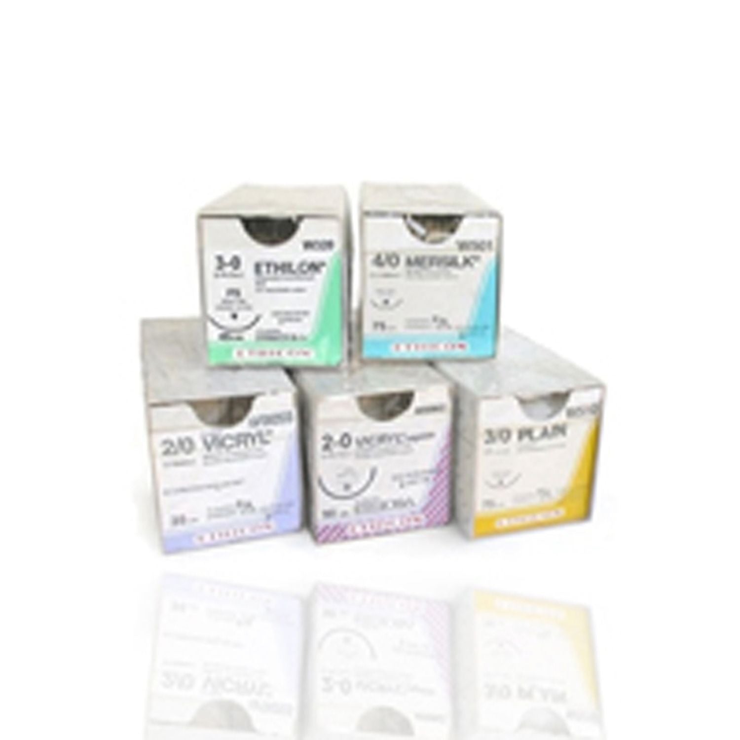 Ethicon Vicryl Rapide Suture | Absorbable | Undyed | Size: 6-0 | Length: 45cm | Needle: P-1 | Pack of 12 (1)